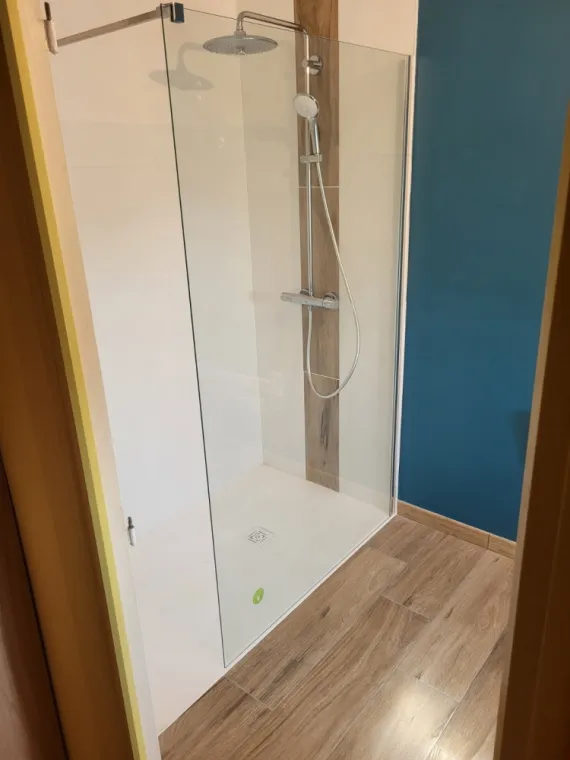 Réalisation d'une douche à Mondoubleau, Vendôme, Eurl Hary Pierre